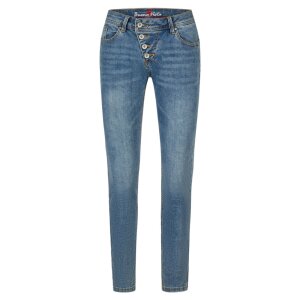 Malibu cropped stretch denim bright denim S
