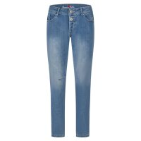 Malibu TS cropped stretch denim mediterranean blue XS