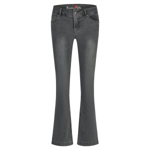 Italy Bootcut-B stretch denim anthracite denim S