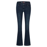 Italy Bootcut-B stretch denim deep blue S