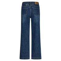 Wide Leg Buckle stretch denim marine denim XL