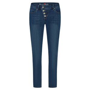 Malibu cropped stretch denim ink denim XS