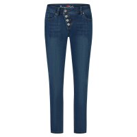 Malibu cropped stretch denim ink denim XS