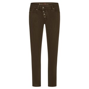Malibu cropped corduroy choco XL