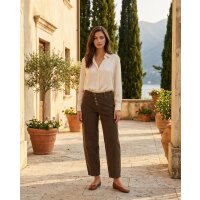 Relaxed Malibu corduroy choco S