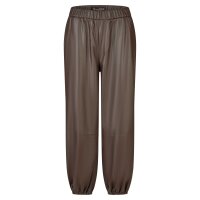 Pump Pants vegan leather brown XS