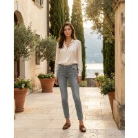Malibu cropped stretch denim anthracite denim XS