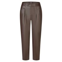 Studio Pants vegan leather brown XS