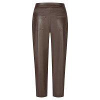 Studio Pants vegan leather brown XS