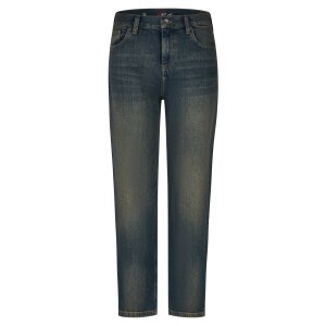 Tapered authentic denim