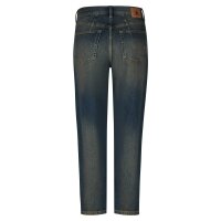 Tapered authentic denim copper overdye S