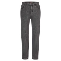 Tapered stretch denim black denim XS