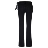 Italy Bootcut stretch denim pure black XS