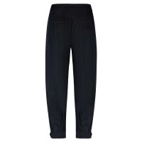 Flow pants velvet denim blue black XS