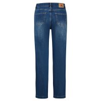 Straight Pants-S stretch denim dark indigo XS
