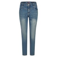 Florida-B cropped stretch denim