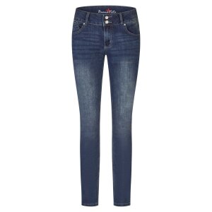 Tummyless stretch denim denim wash L