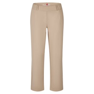 Jogg-Pants S straight rib touch beige L