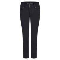 Tummyless cropped stretch twill