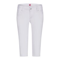 Malibu-Zip Capri stretch twill