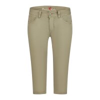 Malibu-Zip Capri stretch twill