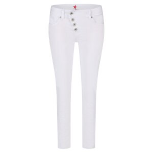 Malibu 7/8 stretch twill white XS