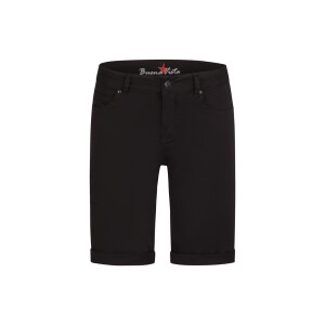 Italy-Short stretch twill black L