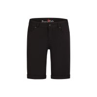 Italy-Short stretch twill black L