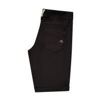 Italy-Short stretch twill black L