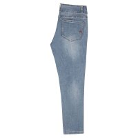 Tummyless-Z 7/8 stretch denim bleach denim XS
