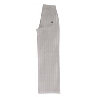 Wide Leg linen blend beige stripe S