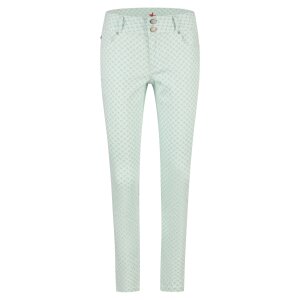Tummyless cropped stretch twill modern mint XS