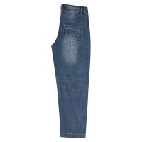 Barrel stretch denim