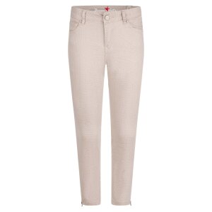Italy V 7/8 stretch twill natural zigzag XS