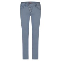 Malibu cropped stretch twill steel blue M