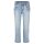 Anna C straight 7/8 stretch denim random leo M