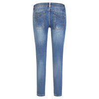 Malibu TS cropped stretch denim mid destroy XS