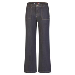 Wide Leg Worker stretch denim rinse wash L