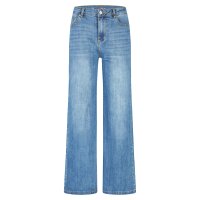 Wide Leg stretch denim studs denim M