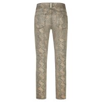 Tummyless cropped stretch twill