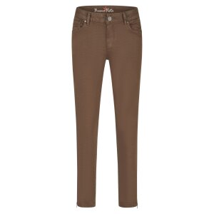 Italy V 7/8 stretch twill choco M