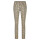 Tummyless cropped stretch twill brown snake M