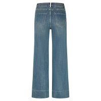Wide Leg Worker stretch denim shadow blue XS