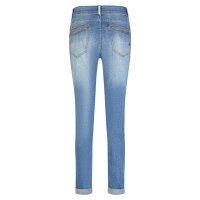 Malibu-Zip high stretch denim mid stone XS