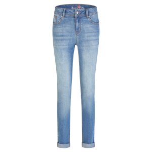 Malibu-Zip high stretch denim mid stone M