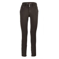 Tummyless-Z cropped stretch twill carbon XS