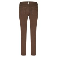 Malibu-Zip high cropped stretch twill choco XL