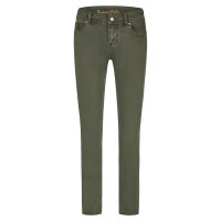 Malibu-Zip high cropped stretch twill choco XL