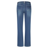 Stella-Zip straight stretch denim denim wash XXS