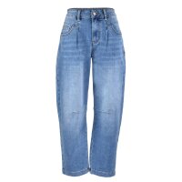 Barrel-F stretch denim mid stone XS
